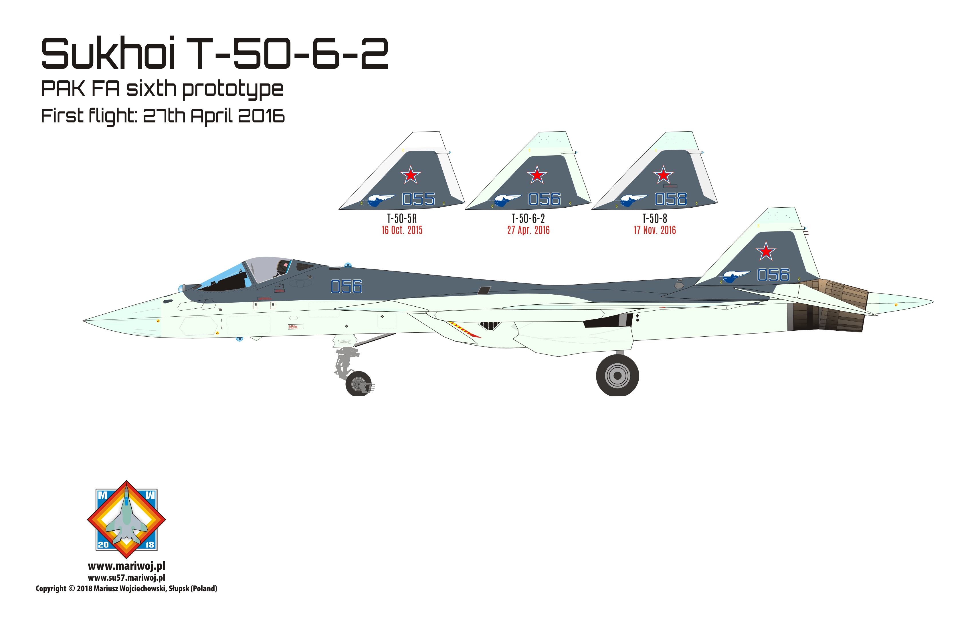 Sukhoi Su-57 PAK FA T-50 prototype